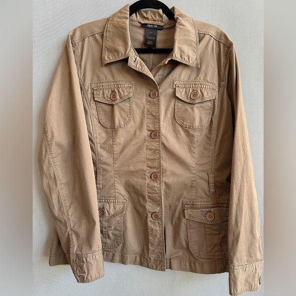 Style Co. | Cargo Utility Cotton Jacket | Canvas Jacket - Picture 1 of 11